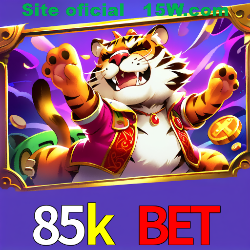 Imagem promocional da 85k bet mostrando a plataforma e suas vantagens